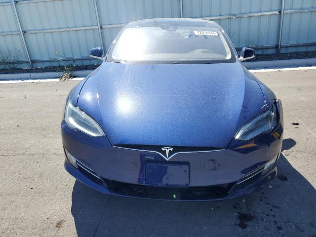 5YJSA1E11GF147369 - 2016 TESLA MODEL S BLUE photo 5