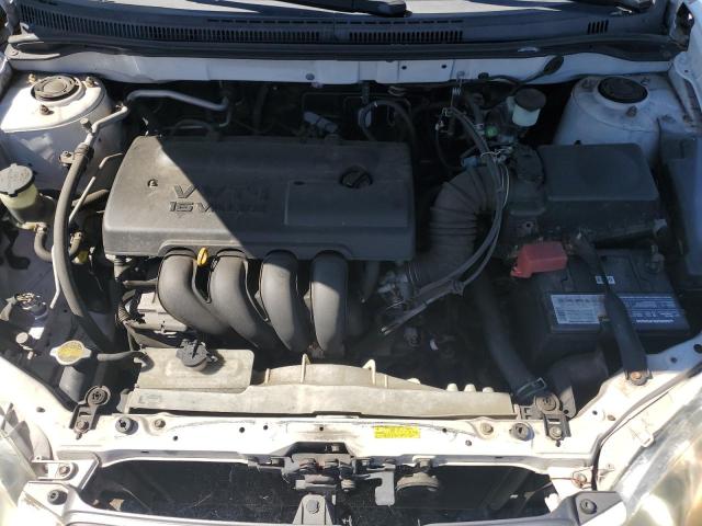 JTDBR32E530030317 - 2003 TOYOTA COROLLA CE Սպիտակ լուսանկար 11