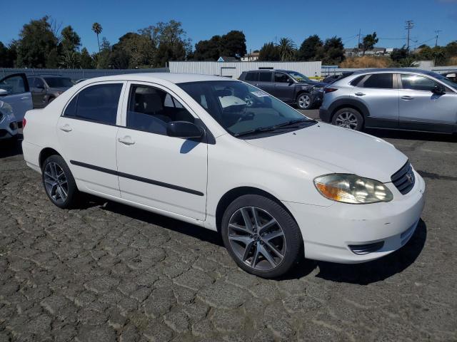 JTDBR32E530030317 - 2003 TOYOTA COROLLA CE Սպիտակ լուսանկար 4