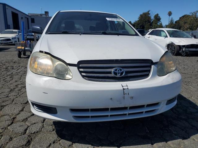 JTDBR32E530030317 - 2003 TOYOTA COROLLA CE Սպիտակ լուսանկար 5
