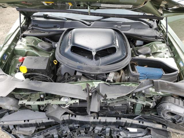 2C3CDZFJ4LH175961 - 2020 DODGE CHALLENGER R/T SCAT PACK GREEN photo 11