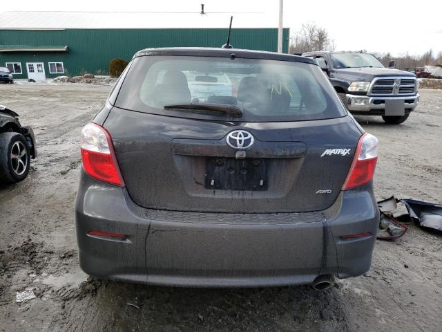 2T1LE4EE5BC020005 - 2011 TOYOTA MATRIX S BLACK photo 6
