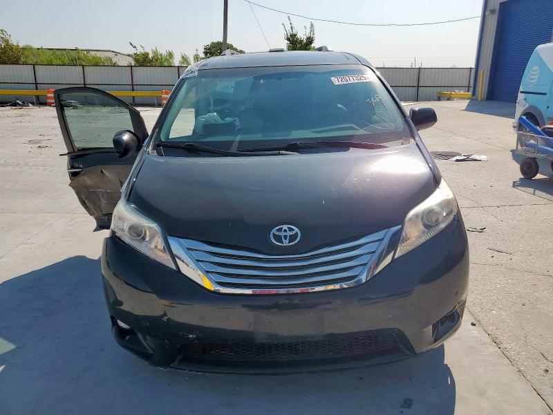 5TDYK3DC4BS036079 - 2011 TOYOTA SIENNA XLE BLACK photo 5