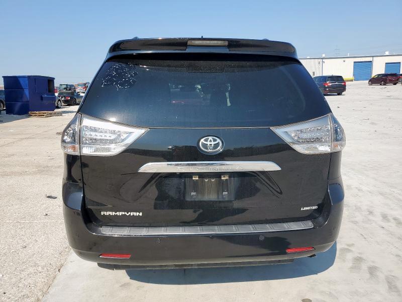 5TDYK3DC4BS036079 - 2011 TOYOTA SIENNA XLE BLACK photo 6