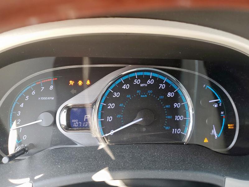 5TDYK3DC4BS036079 - 2011 TOYOTA SIENNA XLE BLACK photo 9