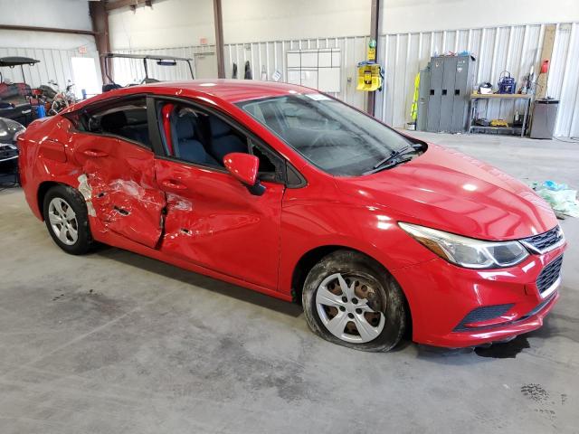 1G1BC5SM7H7181218 - 2017 CHEVROLET CRUZE LS RED photo 4