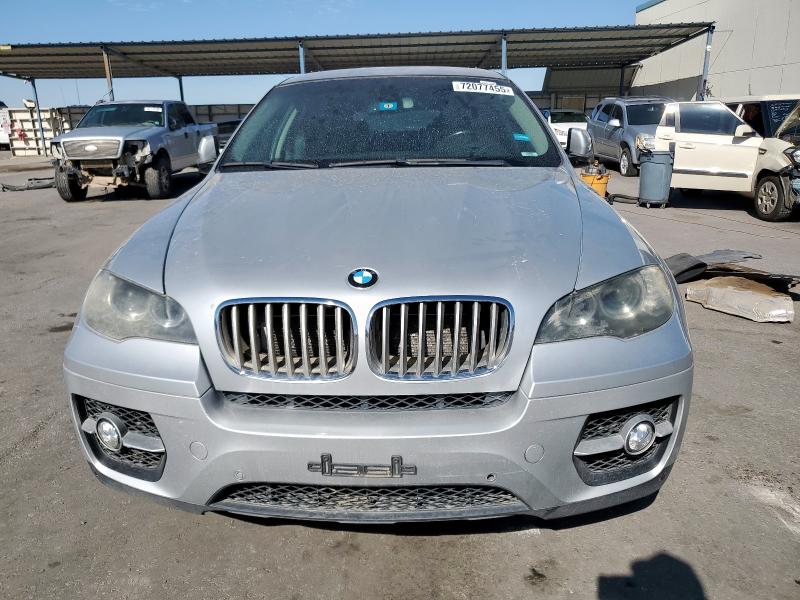 5UXFG8C52ALZ94533 - 2010 BMW X6 XDRIVE50I SILVER photo 5
