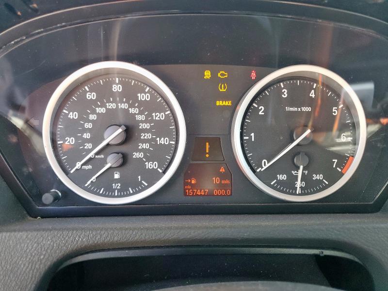 5UXFG8C52ALZ94533 - 2010 BMW X6 XDRIVE50I SILVER photo 9