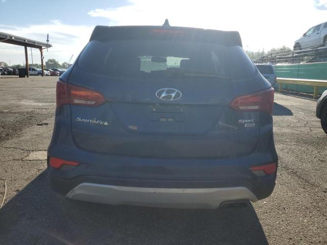 5XYZUDLB5HG457179 - 2017 HYUNDAI SANTA FE SPORT BLUE photo 6