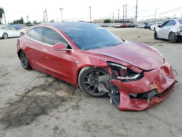 5YJ3E1EBXJF130188 - 2018 TESLA MODEL 3 أحمر صورة 4
