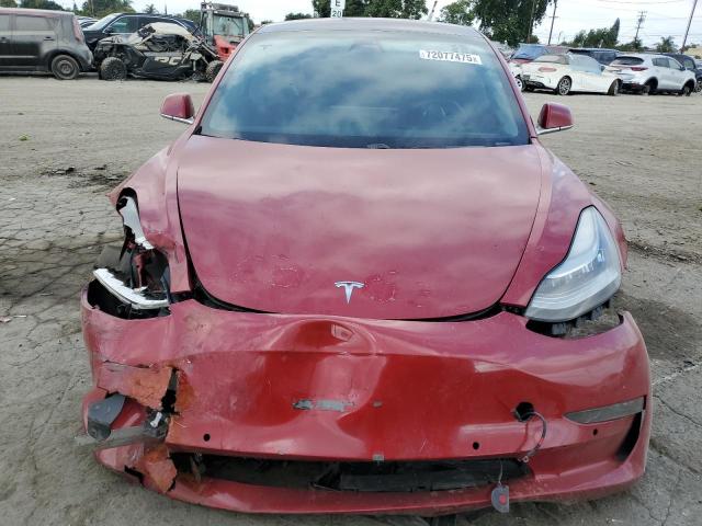 5YJ3E1EBXJF130188 - 2018 TESLA MODEL 3 أحمر صورة 5