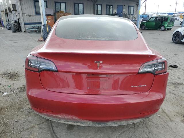 5YJ3E1EBXJF130188 - 2018 TESLA MODEL 3 أحمر صورة 6
