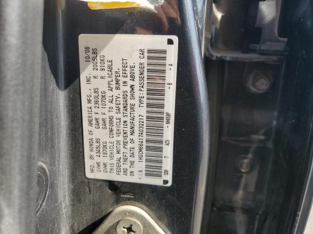 1HGCM66417A032217 - 2007 HONDA ACCORD SE BLUE photo 13