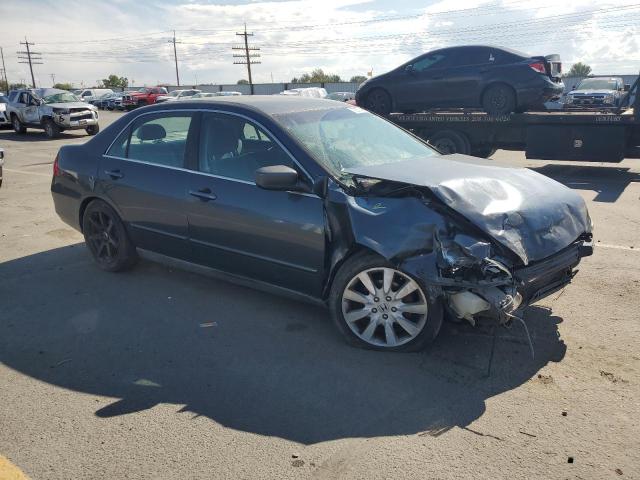 1HGCM66417A032217 - 2007 HONDA ACCORD SE BLUE photo 4