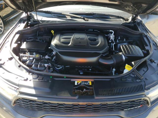 1C4RDJDG6MC627234 - 2021 DODGE DURANGO GT GRAY photo 12