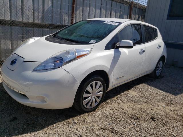 1N4AZ0CP9DC417565 - 2013 NISSAN LEAF S WHITE photo 1