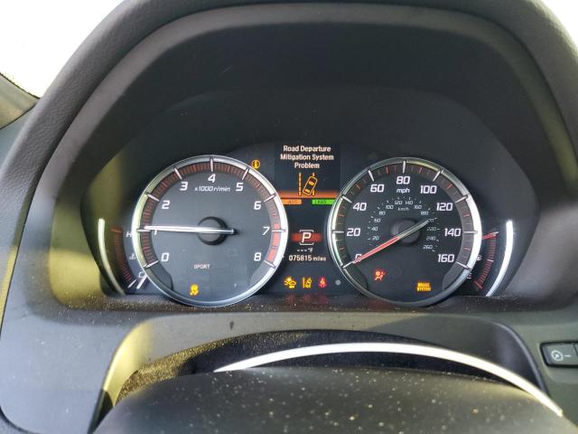 19UUB2F68KA002774 - 2019 ACURA TLX TECHNOLOGY WHITE photo 9