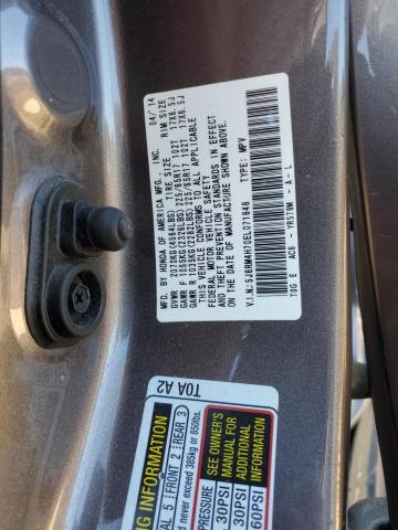 5J6RM4H70EL071848 - 2014 HONDA CR-V EXL BROWN photo 13