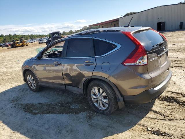 5J6RM4H70EL071848 - 2014 HONDA CR-V EXL BROWN photo 2