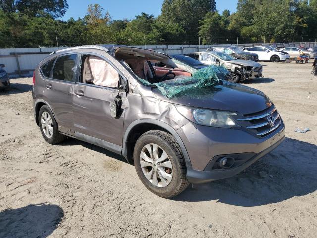 5J6RM4H70EL071848 - 2014 HONDA CR-V EXL BROWN photo 4