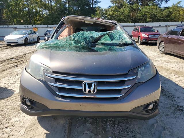 5J6RM4H70EL071848 - 2014 HONDA CR-V EXL BROWN photo 5