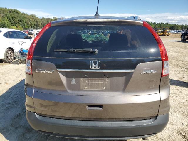5J6RM4H70EL071848 - 2014 HONDA CR-V EXL BROWN photo 6