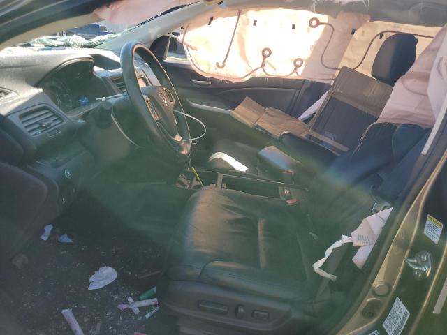 5J6RM4H70EL071848 - 2014 HONDA CR-V EXL BROWN photo 7