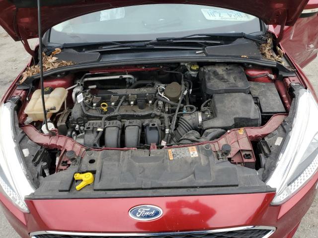 1FADP3F2XGL309867 - 2016 FORD FOCUS SE BURGUNDY photo 11