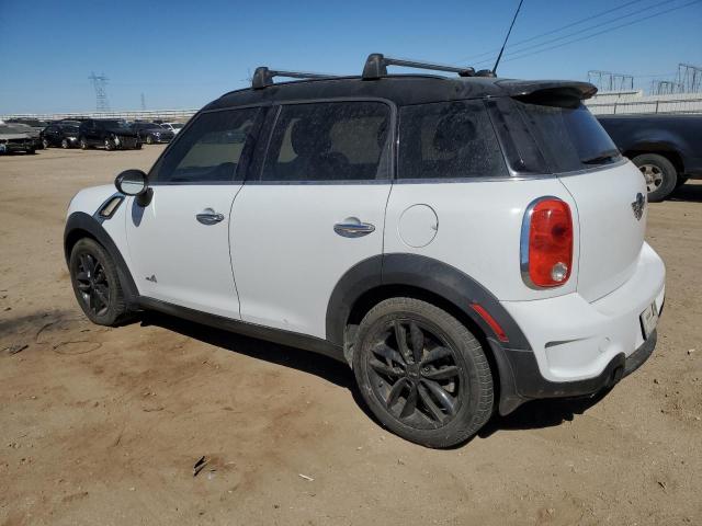 WMWZC5C56EWP37112 - 2014 MINI COOPER S COUNTRYMAN WHITE photo 2