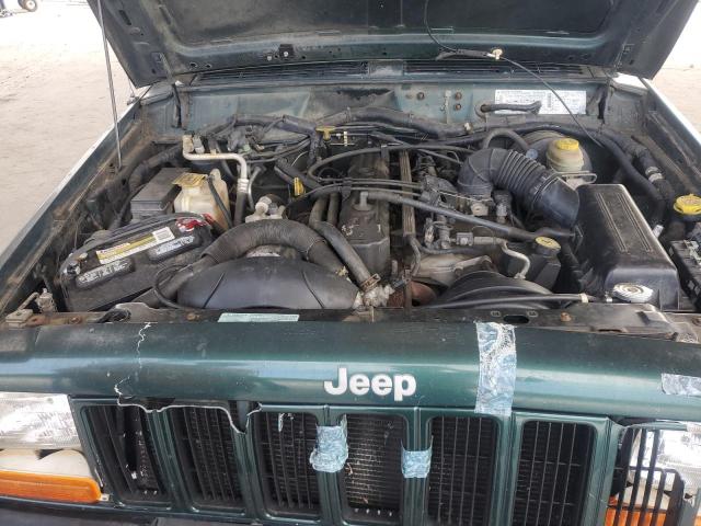 1J4FF68S6XL569472 - 1999 JEEP CHEROKEE SPORT GREEN photo 11
