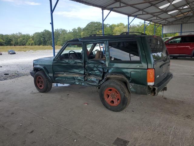 1J4FF68S6XL569472 - 1999 JEEP CHEROKEE SPORT GREEN photo 2