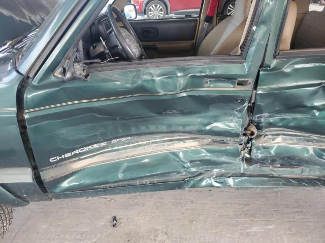 1J4FF68S6XL569472 - 1999 JEEP CHEROKEE SPORT GREEN photo 7