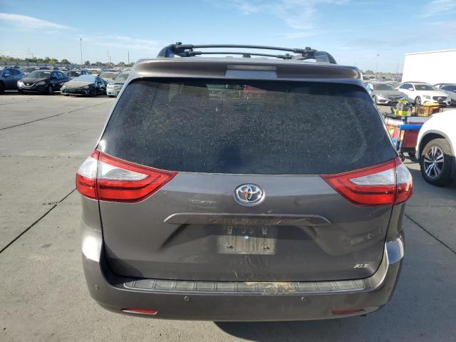5TDYZ3DC1HS775074 - 2017 TOYOTA SIENNA XLE GRAY photo 6