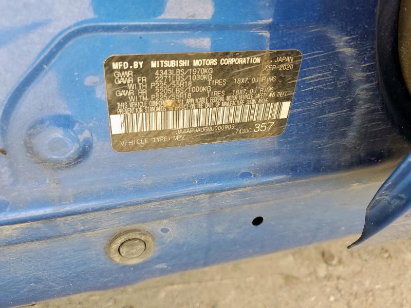 JA4APUAU6MU000909 - 2021 MITSUBISHI OUTLANDER SPORT ES 蓝色 照片 13