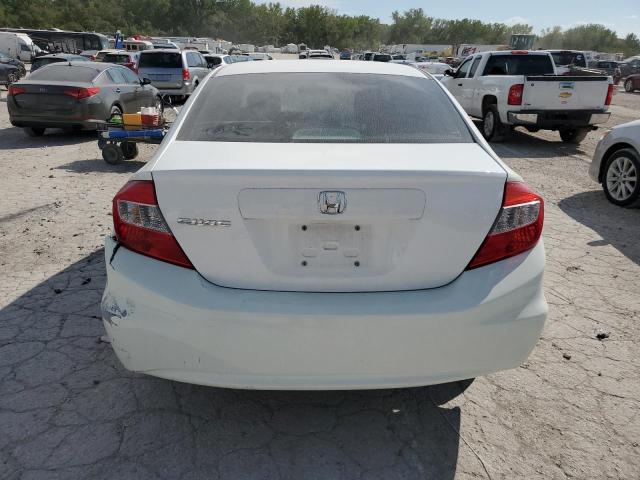 19XFB2F53CE079534 - 2012 HONDA CIVIC LX WHITE photo 6