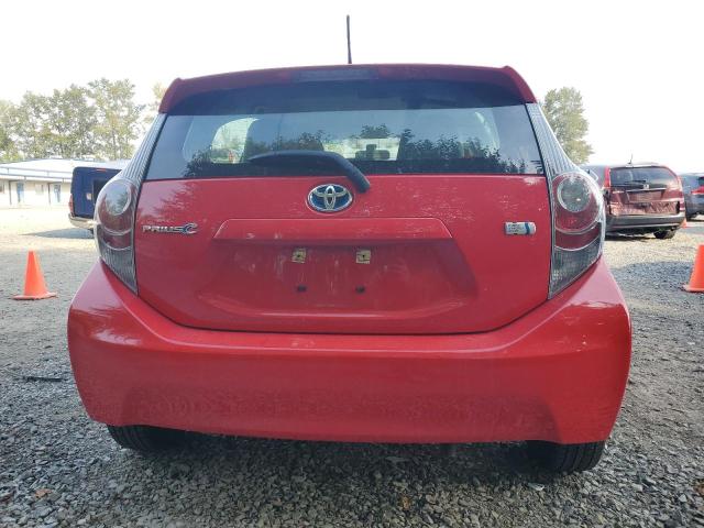 JTDKDTB32D1530282 - 2013 TOYOTA PRIUS C RED photo 6