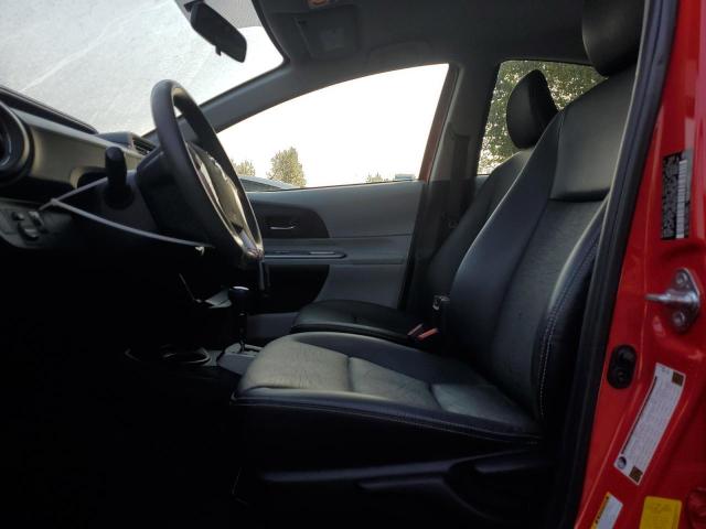 JTDKDTB32D1530282 - 2013 TOYOTA PRIUS C RED photo 7