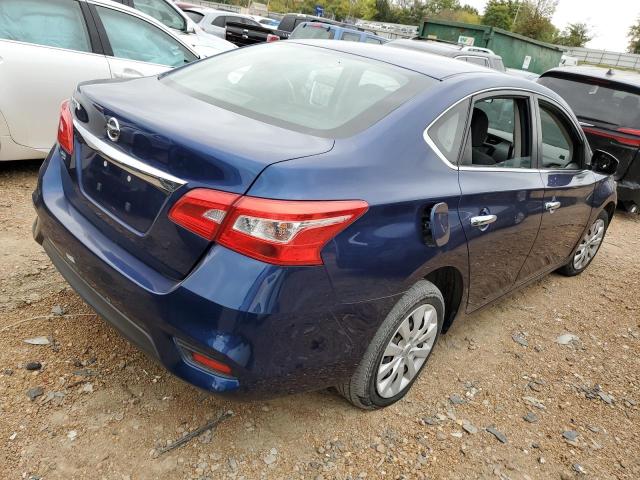 3N1AB7AP7KY245389 - 2019 NISSAN SENTRA S BLUE photo 3