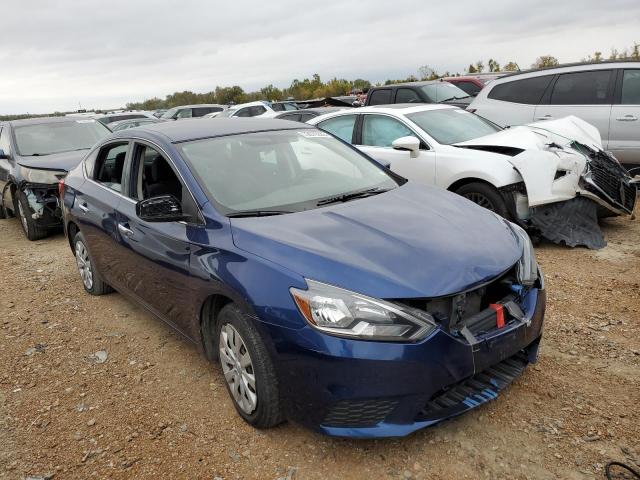 3N1AB7AP7KY245389 - 2019 NISSAN SENTRA S BLUE photo 4