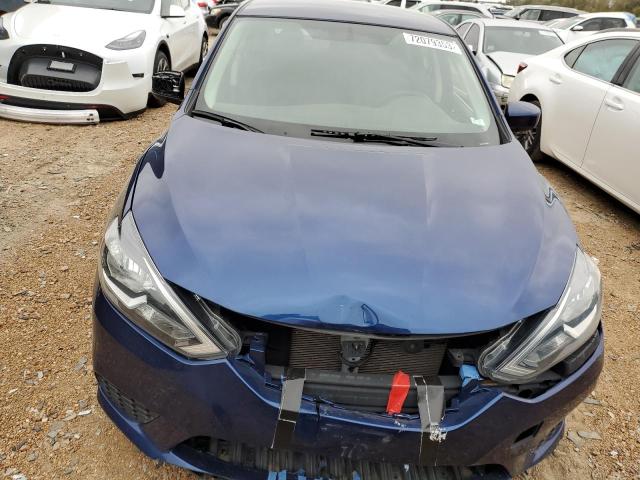 3N1AB7AP7KY245389 - 2019 NISSAN SENTRA S BLUE photo 5