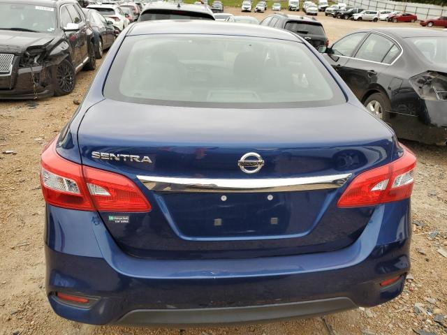 3N1AB7AP7KY245389 - 2019 NISSAN SENTRA S BLUE photo 6