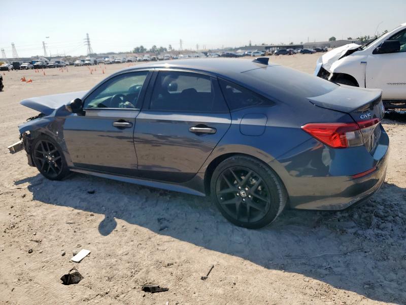 2HGFE2F58NH586638 - 2022 HONDA CIVIC SPORT ნაცრისფერი ფოტო 2