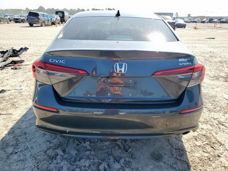 2HGFE2F58NH586638 - 2022 HONDA CIVIC SPORT ნაცრისფერი ფოტო 6