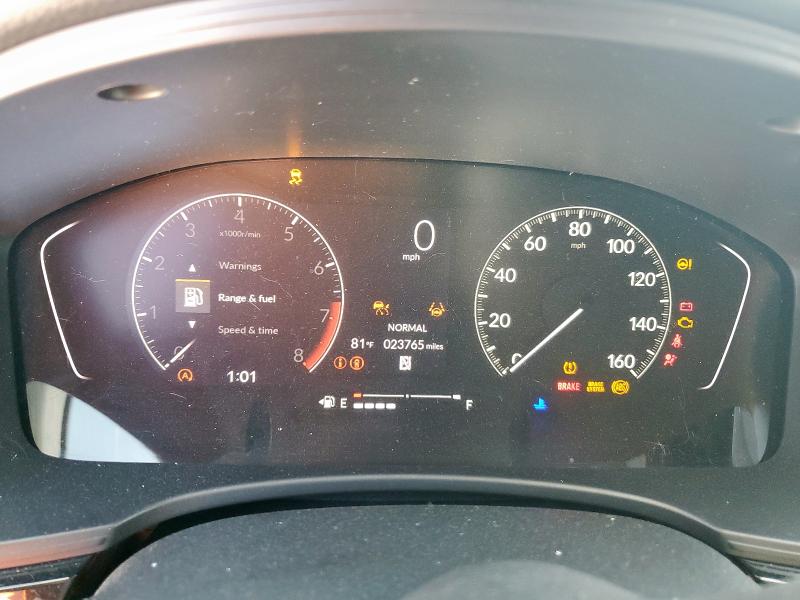 2HGFE2F58NH586638 - 2022 HONDA CIVIC SPORT ნაცრისფერი ფოტო 9