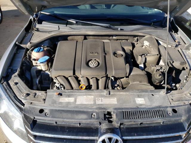 1VWAP7A34DC092846 - 2013 VOLKSWAGEN PASSAT S SILVER photo 11