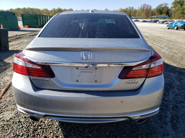 1HGCR3F92GA028219 - 2016 HONDA ACCORD TOURING SILVER photo 6