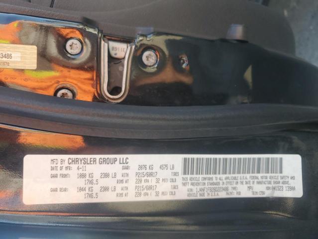 1J4NF1FB2BD223486 - 2011 JEEP COMPASS SPORT შავი ფოტო 14