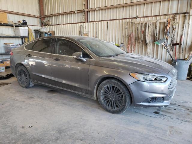 3FA6P0HR1DR350550 - 2013 FORD FUSION SE GRAY photo 4