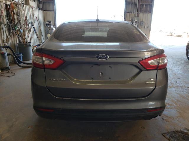 3FA6P0HR1DR350550 - 2013 FORD FUSION SE GRAY photo 6