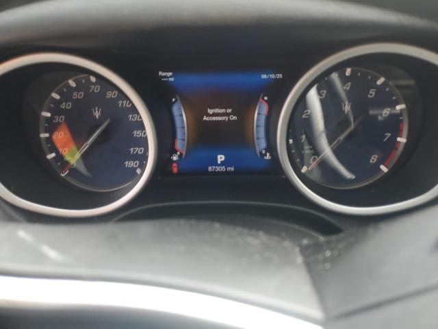 ZAM57RTS1H1249914 - 2017 MASERATI GHIBLI S Սև լուսանկար 9